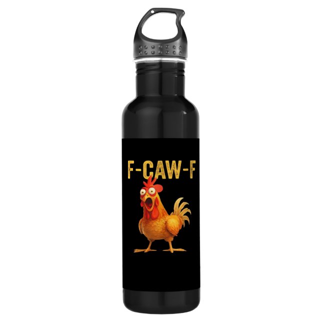 Bouteille D'eau Funny F Caw F Chicken Creative Casual Design (Devant)