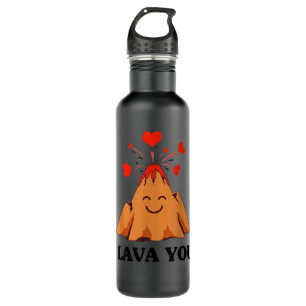 Bouteille D'eau Funny I Lava You Venin For Kids Cool Volcano Valen