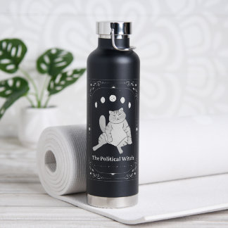 Bouteille D'eau Funny Political Cat Feminist Gift Liberal Democrat