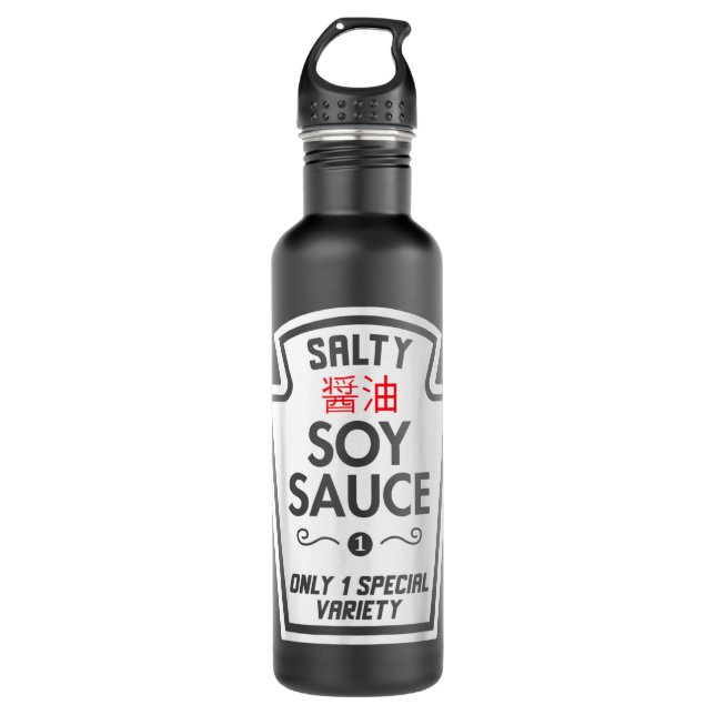 Bouteille D'eau Funny Soy Sauce Group Condiments Halloween Costume (Devant)