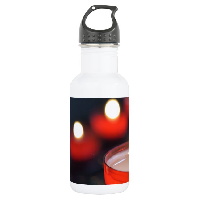 Bouteille D'eau Fusiller les bougies de l'église (Devant)