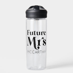Bouteille D'eau Futur Madame Custom Nom Mariée Pour Devenir Fiancé