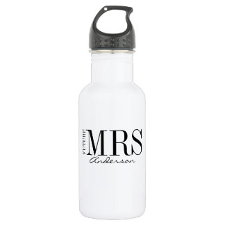 Bouteille D'eau Futur Mme Bride Bridal Party Water Bottle