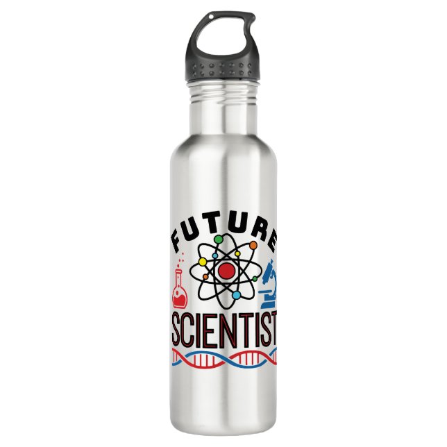 Bouteille D'eau Futur scientifique Lover STEM (Devant)