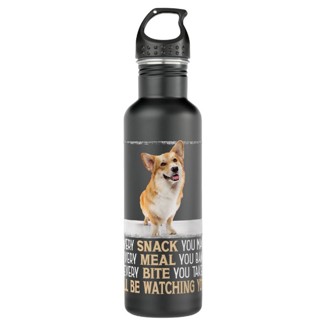 Bouteille D'eau Gallois Corgi Chaque Snack Que Vous Faites Ill Êtr (Devant)