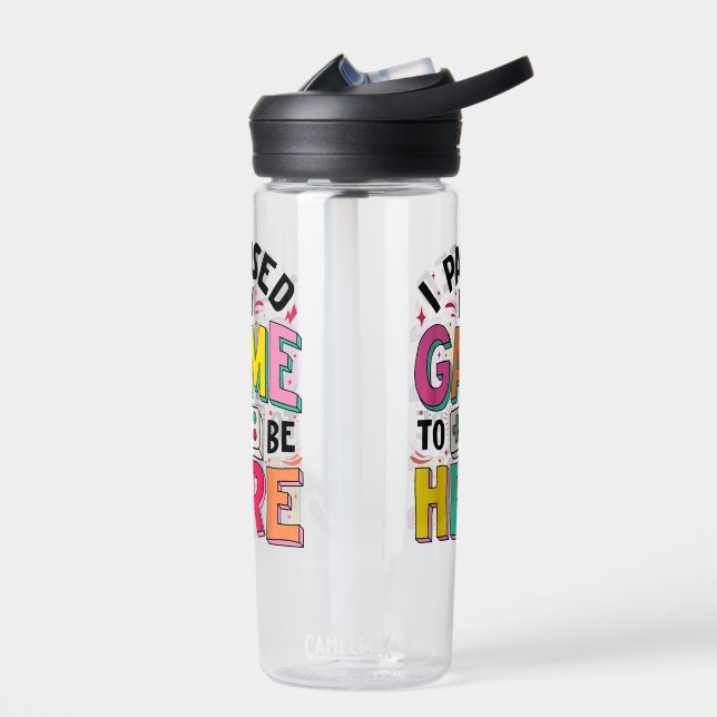 Bouteille D'eau Gamer Girl J'Ai Suspendu Mon Jeu Pour Être Ici Vid (Gauche)