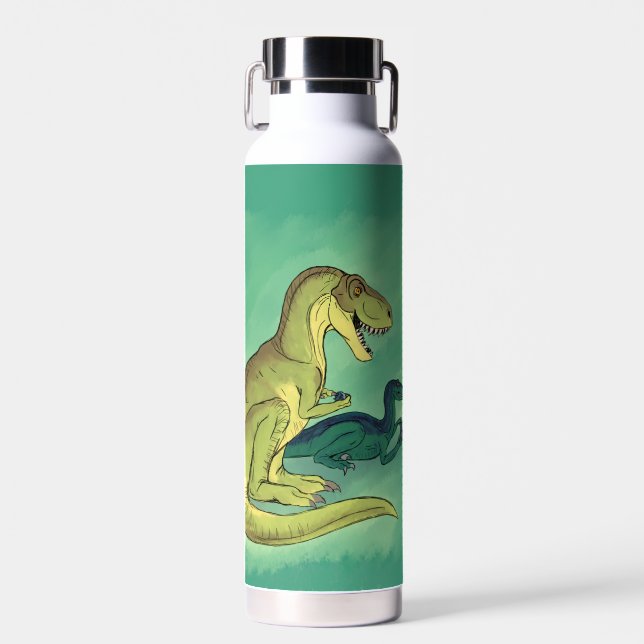 Bouteille D'eau Gamer-Saurus (Avant)
