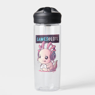 Bouteille D'eau Gamesolotl - Axolotl Joueur