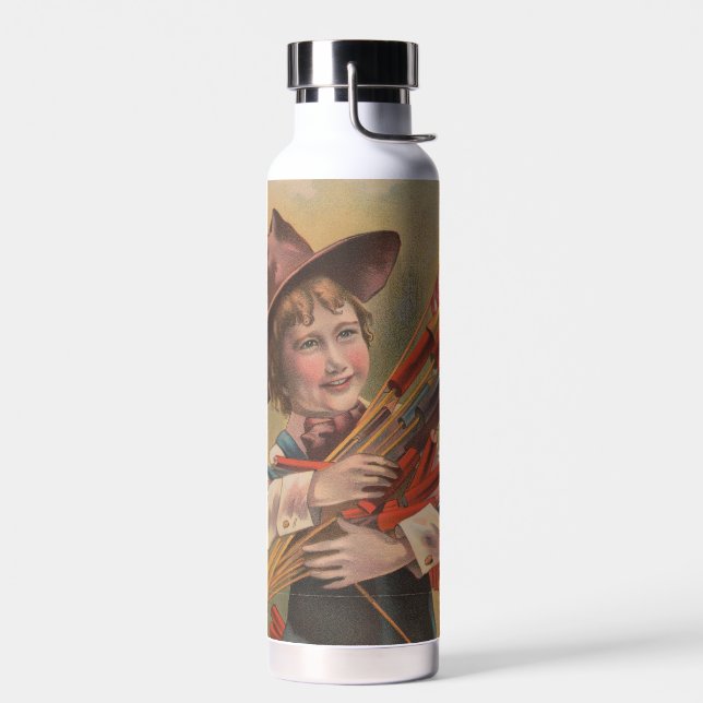 Bouteille D'eau Garçon avec Feux d'Artifice, Drapeau Américain, Im (Gauche)