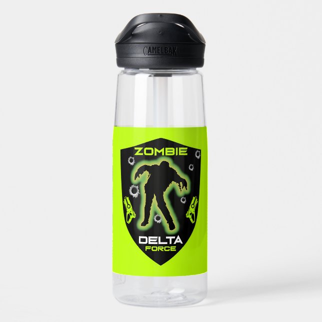Bouteille D'eau Garçon Zombie (Arrière)