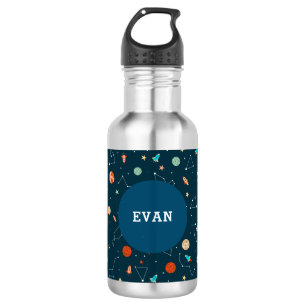 Bouteille D'eau Garçons Planètes spatiales Cool Rockets Personnali