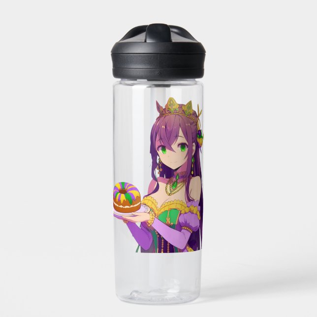 Bouteille D'eau Gâteau Anime Mardi Gras King (Extérieur)