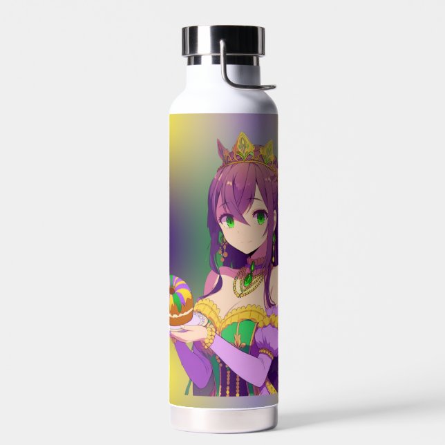 Bouteille D'eau Gâteau Anime Mardi Gras King (Gauche)