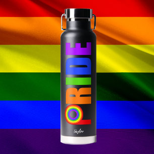 Bouteille D'eau Gay pride Cool Rainbow Personnalisé LGBTQ
