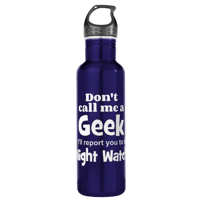Bouteille D'eau Geek Night Watch wf (Devant)