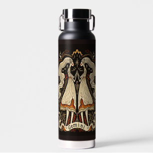 Bouteille d'eau Gemini Celestial Zodiac Art