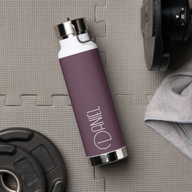 Bouteille D'eau Générer une typographie moderne Personnalisée (Avant)