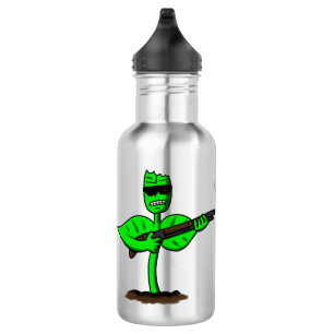 Bouteille D'eau Germinator cyborg plante dessin humoristique