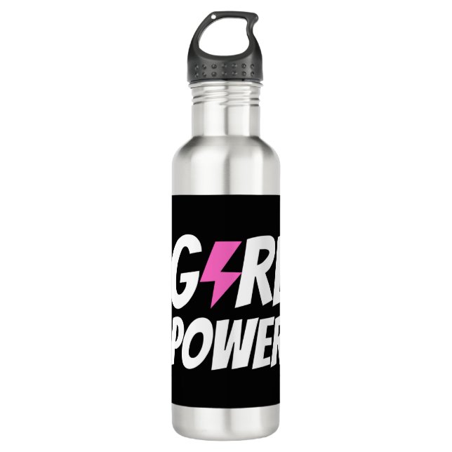 Bouteille D'eau Girl Power (Devant)