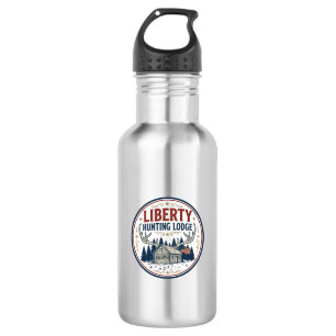 Bouteille D'eau Gîte de chasse de la liberté Patriotique Patriotiq