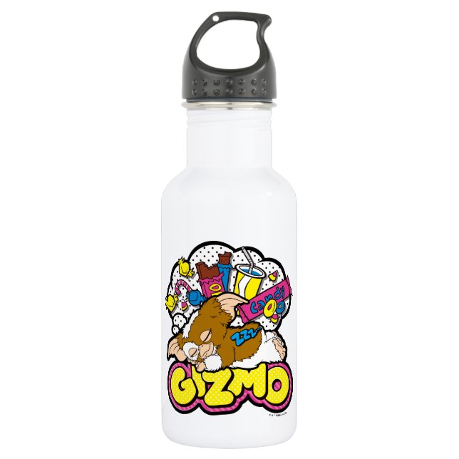 Bouteille D'eau Gizmo | Rêver de sucreries (Devant)