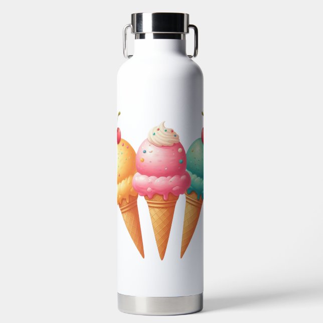 Bouteille D'eau Glace colorée (Avant)