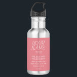 Bouteille D'eau Glace de fraise franc simple<br><div class="desc">Cool,  élégant et minimaliste. Glace aux fraises.</div>