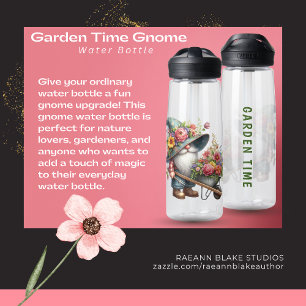 Bouteille d'eau Gnome pour le Jardinage