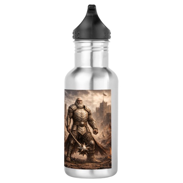 Bouteille d'eau Gnome Symboles Mystiques (Droite)