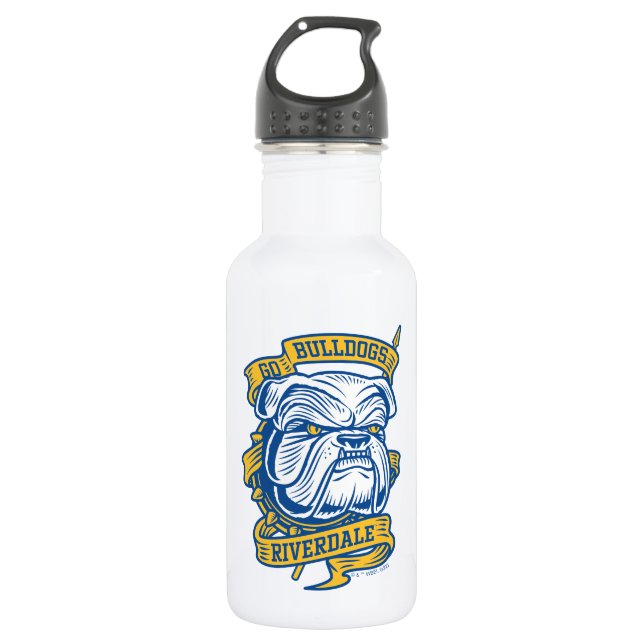Bouteille D'eau Go Bulldogs - Riverdale Mascot Banner (Devant)