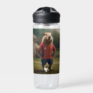 Bouteille D'eau "Goal-Scoring Capybara : The Ultimate Soccer Star