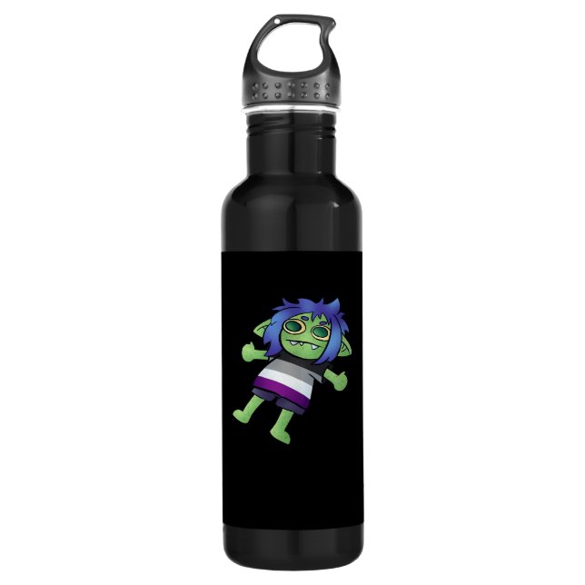 Bouteille D'eau Goblincore Asexual Pride Goblin Classic (Devant)