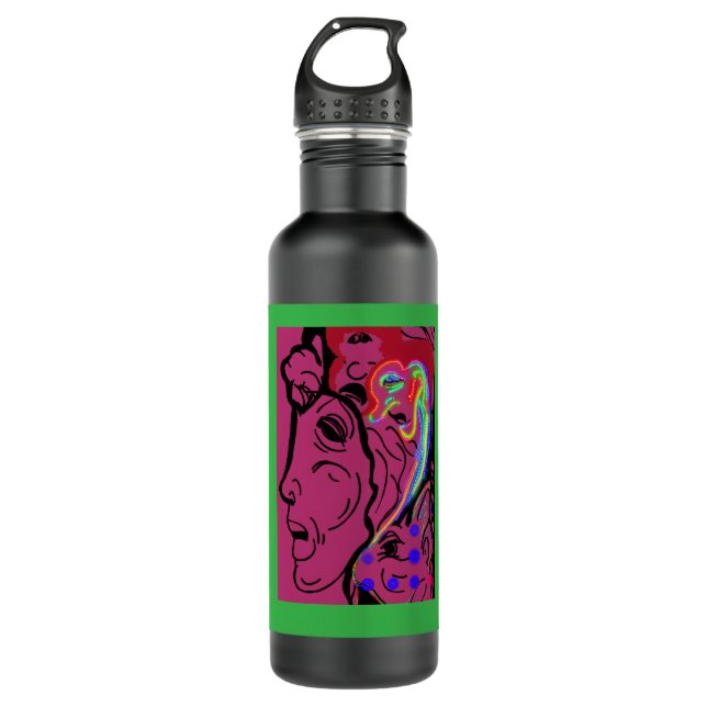 Bouteille D'eau Goddess of Land and Sea Stainless Steel Bottle (Devant)