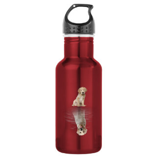 Bouteille D'eau Golden Retriever Life Cute Love Golden Retriever