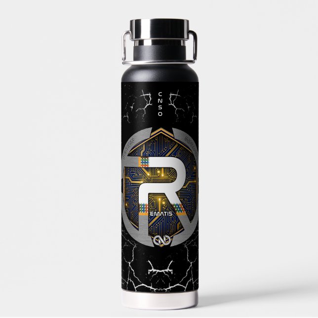 BOUTEILLE D'EAU GOURDE ACIER LUXE REMATIS 2025 (Arrière)