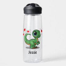 Gourde CamelBak personnalisée Vélociraptor dinosau