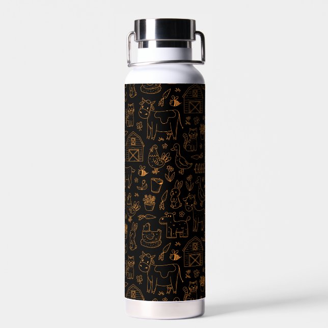Bouteille D'eau gourde d'eau de gym  (Arrière)