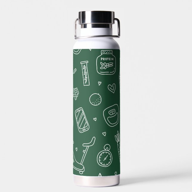 Bouteille D'eau gourde d'eau de gym  (Arrière)