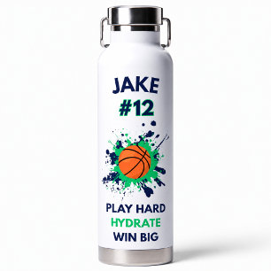 Bouteille D'eau 🏆 Gourde d'eau personnalisée pour le sport Nom