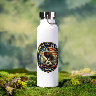 Bouteille D'eau Gourde sportive Fierté de football américain Eagle