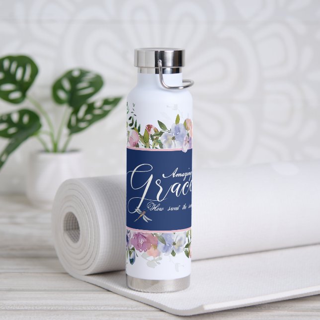 Bouteille D'eau Grâce incroyable floral   (Yoga)