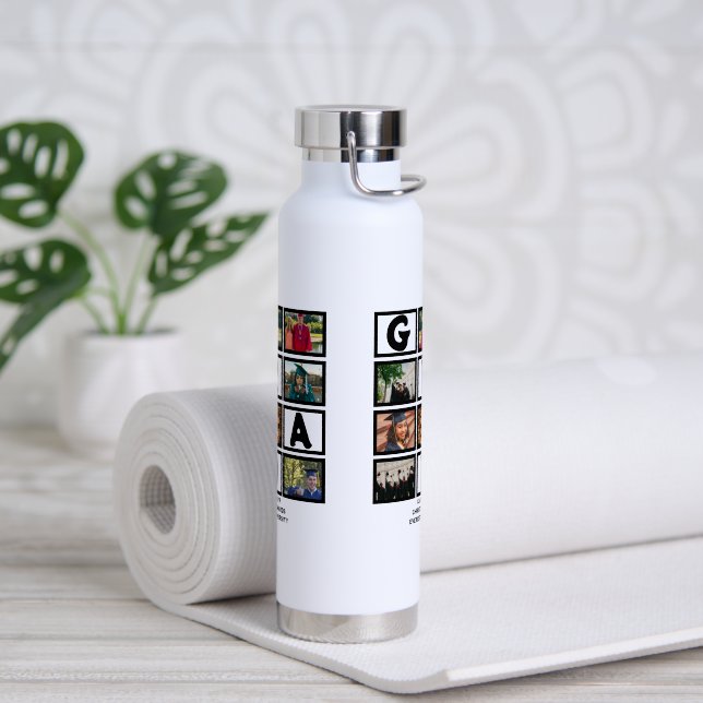 Bouteille D'eau Graduation Personnalisée Classe De 8E Année Collag (Yoga)