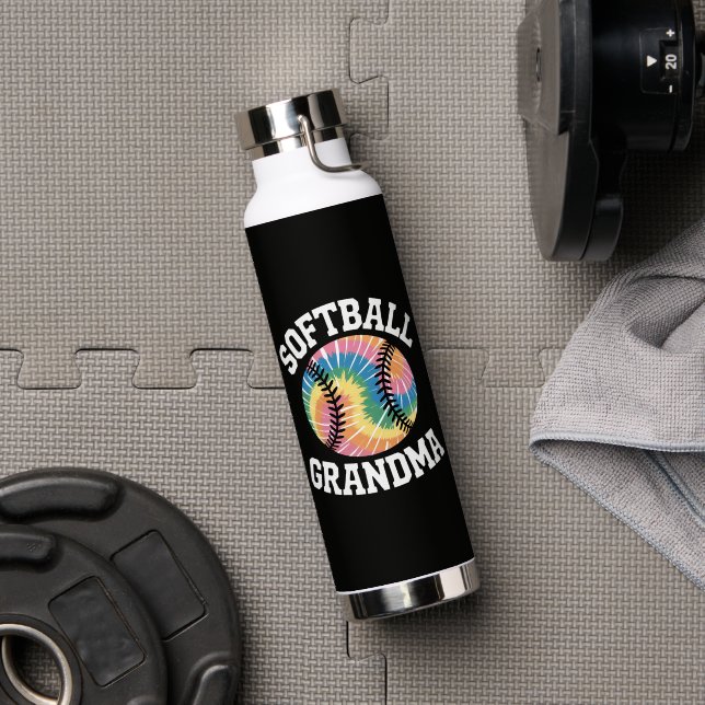 Bouteille D'eau Grand-mère de softball (Salle de sport (pivotée))