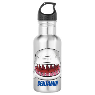 Bouteille D'eau Grand requin blanc moyen dessin animé