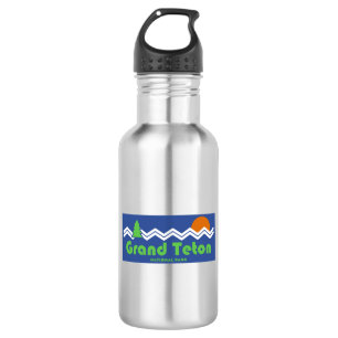Bouteille D'eau Grand Teton National Park Retro