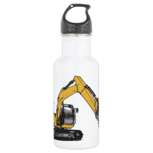Bouteille D'eau Grande excavatrice jaune