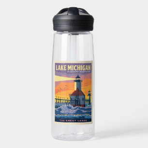 Bouteille D'eau Grands Lacs Lac Michigan