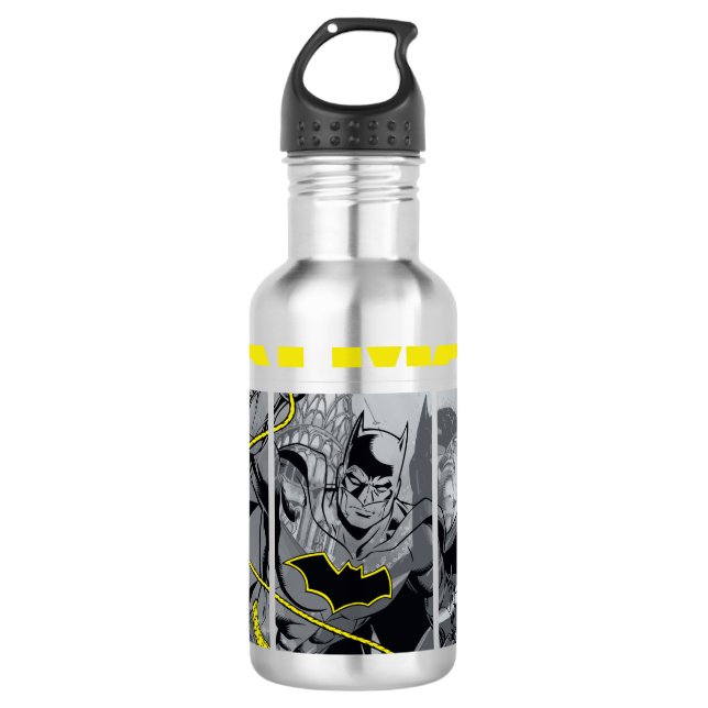 Bouteille D'eau Graphique à écran tridimensionnel Batman Comic (Devant)
