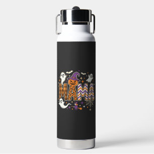 Bouteille D'eau Graphisme de Maman Halloween Fantômes Sorcière et