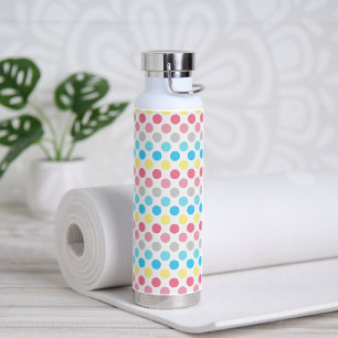Bouteille D'eau Gras Genderflux Fierté Drapeau Couleurs À petits p